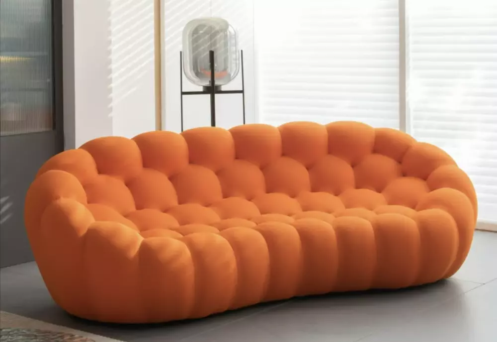 living spaces white cloud couch